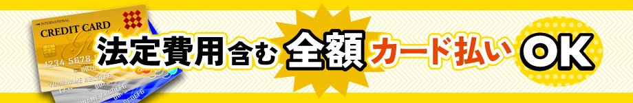 総販車検大川店では法定費用含む全額カード払いOK!